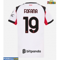 AC Milan Youssouf Fofana #19 Auswärtstrikot Frauen 2025-26 Kurzarm